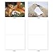 The Best Card Company - 10 Adorable Note Cards Blank (4 x 5.12 Inch) - Wildlife and Animal Cards, Assorted Boxed Kids Set - Animal Smackers M6594OCB