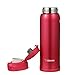 Zojirushi SM-SA48RW Stainless Steel Vacuum Insulated Mug, 1 Count (Pack of 1), Clear Red