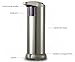 VCOO Automatic Soap Dispenser, Touchless Stainless Steel Soap Dispenser with Sensor Fingerprint Resistant and Waterproof Base for Kitchen Bathroom Sanitizer Shampoo