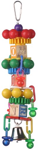 Super Bird Creations 14 by 3-Inch Spin Tower Bird Toy, Large