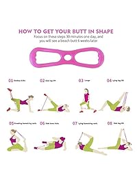 Booty Band Belt for Butt Workout - Brazilian Butt Lift Exercise Equipment for Women, Legs Resistance, and Thigh Toner - Resistance Bands