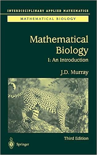 Mathematical Biology: I. An Introduction (Interdisciplinary Applied Mathematics) (Pt. 1) Mathematical Biology: I. An Introduction (Interdisciplinary Applied Mathematics) (Pt. 1)