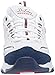 Skechers Women's D'Lites Sneaker, White Navy red, 6 M US