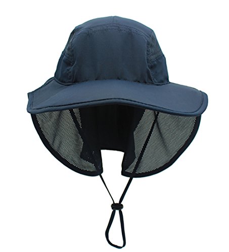 GG ST Sonnenhut Herren Damen UPF 50+ Outdoor UV Summer Cap mit Nackenschutz Hiking Fischerhut Strand Faltbar Safari… – Bild 3