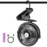 BRIGENIUS Battery Operated Stroller Fan, Portable