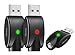 Allcana 2 Pack Wireless Smart USB 510 Thread Charger with Overcharge Protection, Oil Pen Charger USB (2 Wireless USB)