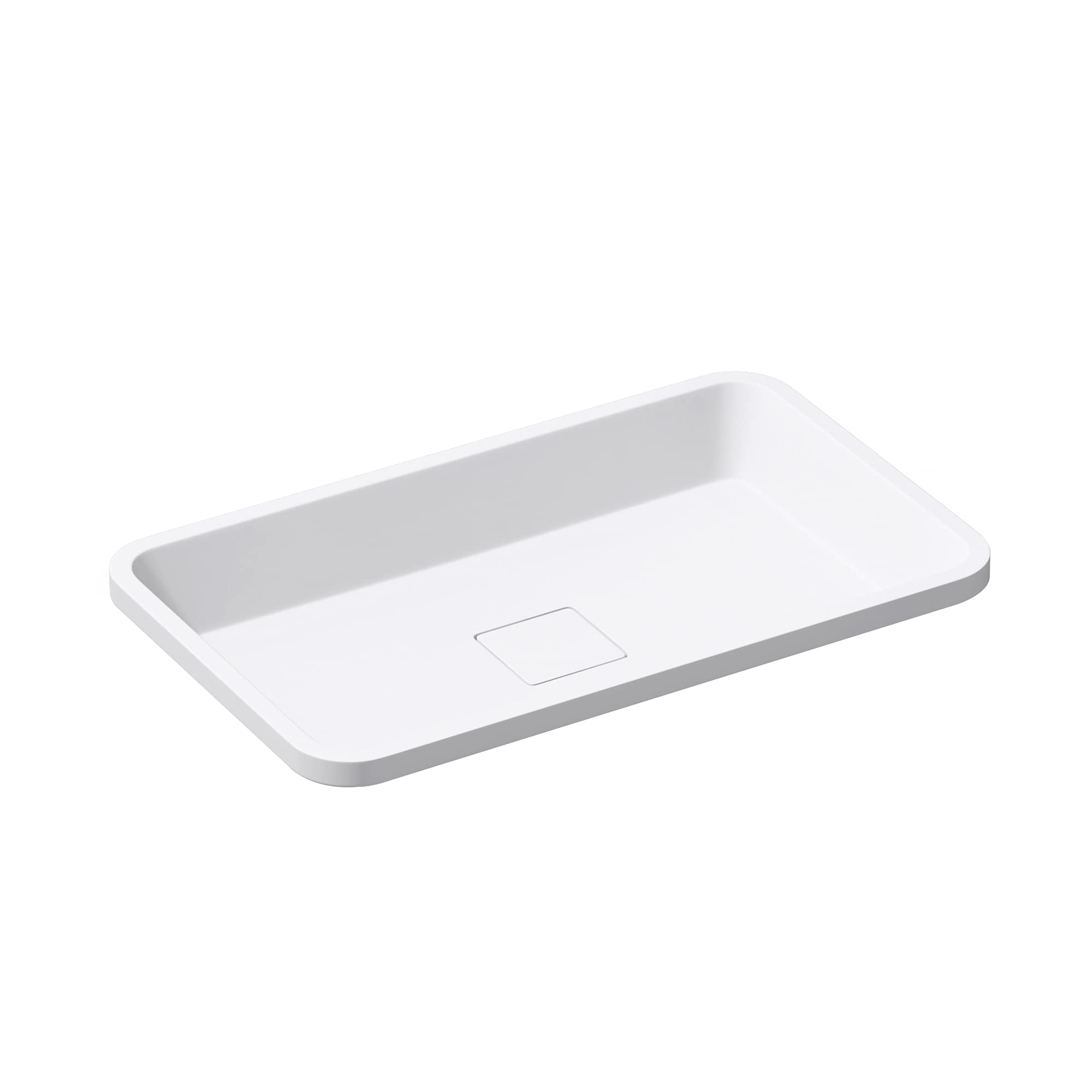 Mai-Mai-Lavabo-sobre-Encimera-Rectangular-Blanco-Lavabo-de-Bano-53X33X105cm-Lavabo-de-Mano-con-Tapa-de-Desague-Col104