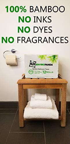 EnviroPanda-Unbleached-Bamboo-Toilet-Paper-Rolls-3-Ply-Soft-All-Natural-Sustainable-Tree-Free-Bathroom-Tissue-Eco-Friendly-Biodegradable-Septic-Safe-100-Natural-Hypoallergenic-TP-12-Rolls