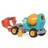 Battat - Cement Mixer Truck with Working Movable Parts and Driver - Toy Trucks for Toddlers 18m+
