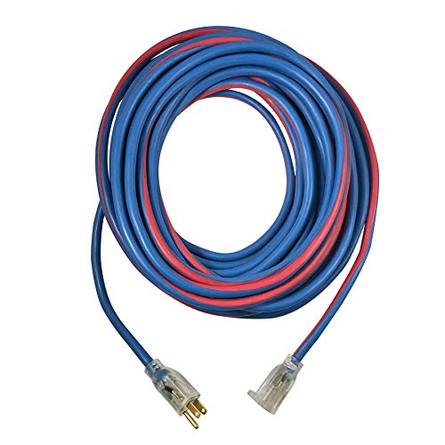 US Wire and Cable 98025 Extension Cord, 25ft, Multicolored