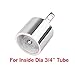 Amadget 2 PCS 3/4'' Bimini Top Caps Tube Canopy Hardware, Eye End Top Fitting Marine 316 Stainless Steel, Fits 3/4