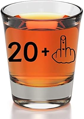 21st birthday glass for him