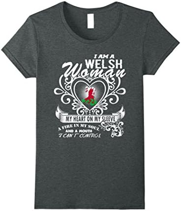 Womens Welsh Shirt Flag Tee Kids Women Men Wales Boys Girls T Shirt Medium Dark Heather