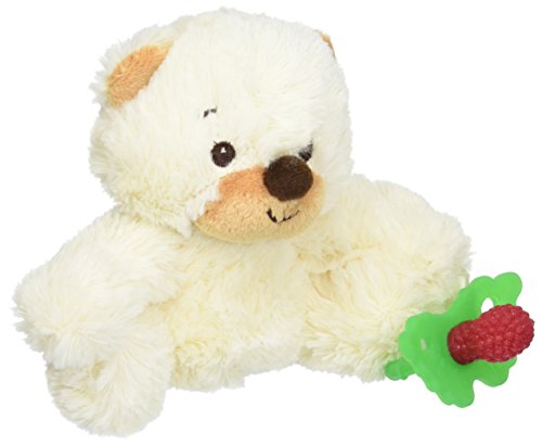 RaZbaby RaZ-Buddy Plush Teether Holder, Bobby Bear