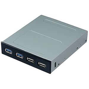 アイネックス 3.5インチベイ USB3.0/2.0フロントパネル PF-004A