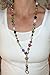 Hidden Hollow Beads Chunky Women's Beaded Breakaway Clasp Lanyard, 34