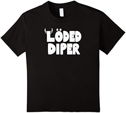 Kids Loded Diper Shirt 10 Black