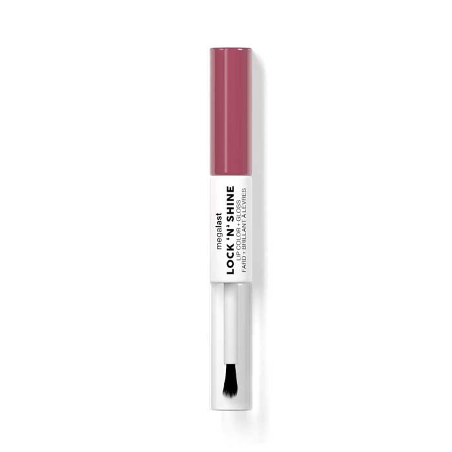 Wet n Wild Megalast Lock n' Shine, Dual-Ended Lip Color and Clear Gloss, Vitamin E and Jojoba Oil Enriched Formula, Pinky Promise Shade — image 1