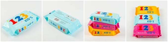 URBAN ACCESSORIES 123 Kidss Baby Wipes ((80 Pcs,Pack of 03)