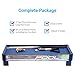 Harvil Tabletop Pool Table with L-Style Legs. Includes 2-Pieces 36-Inch Pool Cues, 1 Set of Billiard Balls, Chalk and Triangle