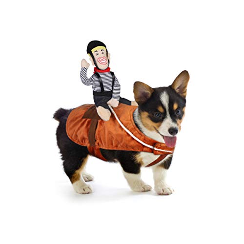 POPETPOP Dog Costume Horse Cowboy Rider Horse Riding Dog Costume