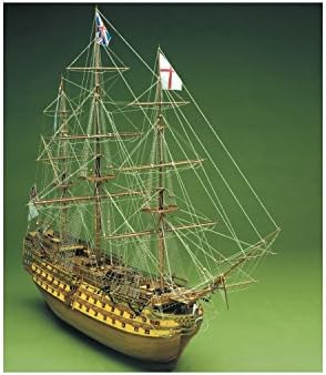 Sergal (782 HMS Victory (3) Model Ships Kit – Easy to Assemble, Plank on Frame Hull Type, Precision Boat Replica. DIY Interior Decor Accessory