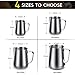 Milk Frothing Pitcher, 50oz Steaming Pitcher Stainless Steel Espresso Machine Accessories for Coffee Bar, Cappuccino Barista Tools Milk Jug Steamer Frother Cup with Decorating Latte Art Pen