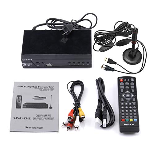 Digital TV Converter Box, Digital Converter for Analog TV, HD 1080P TV with Recorder, ATSC HDTV Digital Converter with Tuner, Pause Live, Multiple USB Playback - Thumbnail 6