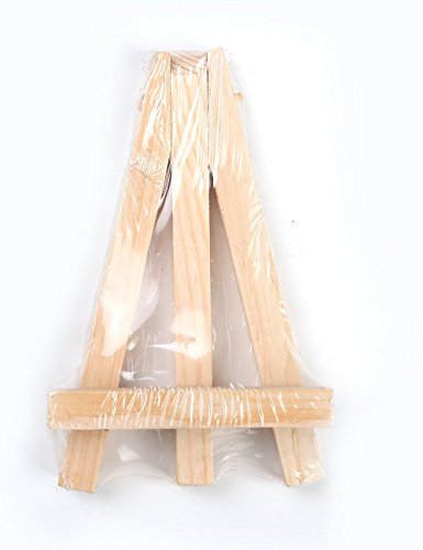 image for MEEDEN 24pcs 5 Inch Mini Wooden Easel Small Wood Display Stand for Art
