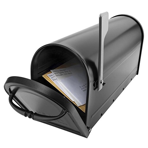 Cambridge Black Post Mount Mailbox - Image 4