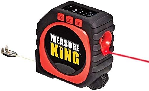 Ergode Measure King 3-in-1 Digital Tape Measure String Mode Sonic Mode and Roller Mode