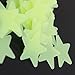 LORJE 100pcs Wall Glow in The Dark Star Baby Kids Room Stickers Decal