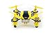 UDI RC U840 2.4G 6-Channel Nano Quadcopter w/ Bonus Battery (extra play time) - Yellow