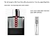 Prada Luna Rossa Carbon EDT 5 ml 0.16 oz Glass Mini Travel Size Spray