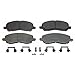 Wagner Brake ThermoQuiet MX866 Semi-Metallic Disc Brake Pad Set