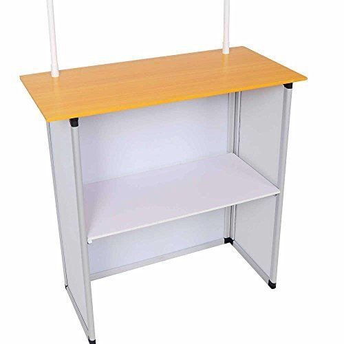 Popup Promotion Counter Table Booth Aluminum Frame Demo Display Kiosk Trade Show - Thumbnail 3