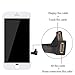 for iPhone 7 Screen Replacement 4.7 inch White, Compatible with iPhone 7 Digitizer LCD Touch Screen Display Assembly with Repair Tools kit and Screen Protector for iPhone 7 LCD Screen White
