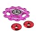 OVERMAL 11Tooth MTB Ceramic Bearing Jockey Wheel Pulley Road Bicycle Bike Derailleur (Purple)