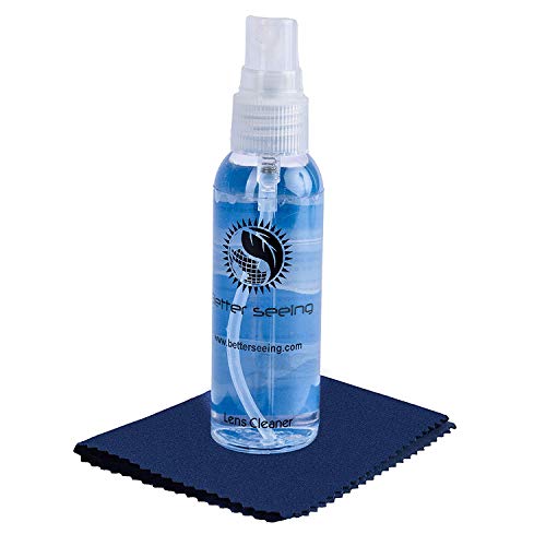 2 Glasses+Cleaner+Spray+Kit+Microfiber