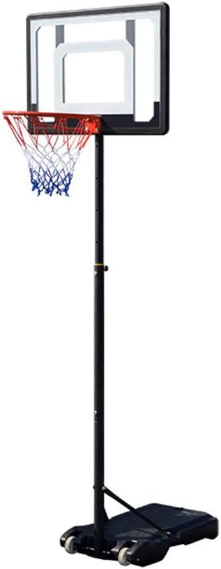 Lvbeis Portable Height-Adjustable Sports Basketball Hoop Backboard System Stand With wheels for Children and Adults