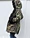 Roiii Women Winter Warm Thick Black Faux Fur Coat Hood Parka Long Jacket
