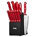 Ginsu GES-RD-DS-014-4 Essentials, 14 Piece, Red
