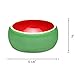 Mkono No-Tip Ceramic Rabbit Food Bowl Feeder for Guinea Pig, Watermelon