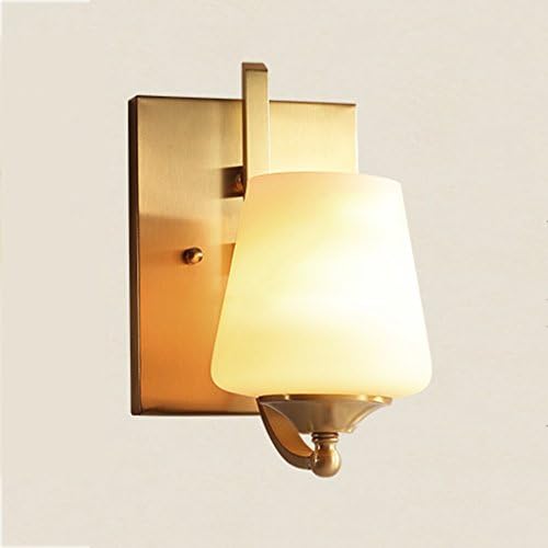 WANGXIAOLINbideng WANGXIAOLIN All-copper Wall Lamp Living Room Lamp European Country Bedroom Lamps