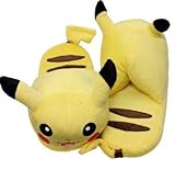 (Kids) Pokemon Pikachu Plush Slipper One Size Fits All (Up to 9