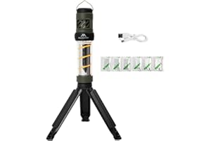 Xtahdge Outdoor Camping Tent Light Retro Fishing Hiking Lamp Hand Light Portable Rechargeable Light Multifunctional Magnetic 