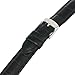 Hadley-Roma Men's MSM898RA-180 18-mm Black Alligator Grain Leather Watch Strap