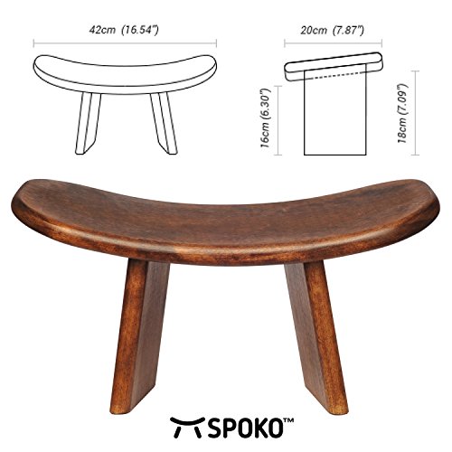 SPOKO Meditation Bench, The Original Kneeling Stool, Posture Certified