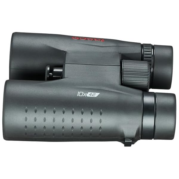 TASCO ES10X42 ESSENTIALS BINOCULARS, 10X42MM, ROOF PRISM MC, BLACK