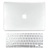 TOP CASE - 2 in 1 Bundle Deal Air 13-Inch Rubberized Hard Case Cover and Matching Color Keyboard Cover for Macbook Air 13